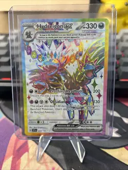 Pokemon TCG Hydreigon EX Full Art Ultra Rare Holo Card Surging Sparks 223/191 NM - Image 1