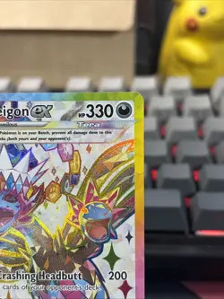Pokemon TCG Hydreigon EX Full Art Ultra Rare Holo Card Surging Sparks 223/191 NM - Image 5