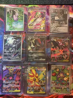 Pokemon Card Lot 2 SIRs 4 IRs 3 Full Arts N’s Zoroark Mega Lopunny Ships Fast! - Image 1
