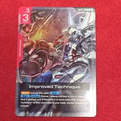 Gundam Card Game Improved Technique GD03-109 R Command Foil English Cost 3 - Image 1