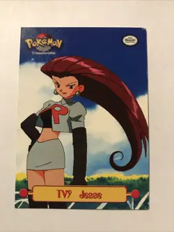 1999 Topps Pokemon Series 1 TV9 Jesse Rare Card - Image 1
