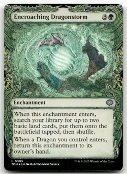 Encroaching Dragonstorm (Showcase) #305 (Foil) NM Tarkir Dragonstorm Magic MTG - Image 1