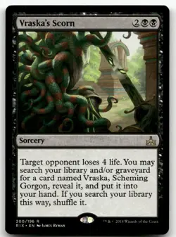 Vraska's Scorn #200 (NM) Rivals of Ixalan RIX Magic MTG - Image 1