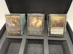 Magic The Gathering Carrying Deck Case With 6 Commander Decks - Image 2