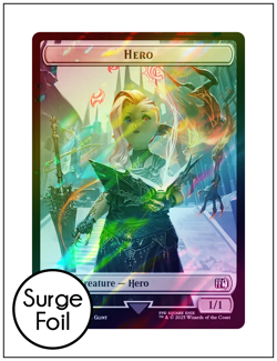 1x Bird / Hero Token - 0004 / 0029, Surge Foil, Final Fantasy, Magic MTG NM - Image 2