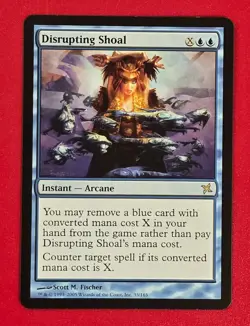 Disrupting Shoal Betrayers of Kamigawa Regular LP MTG Ships FAST - Image 1