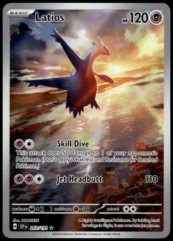 Latios 203/191 Illustration Rare SV Surging Sparks Pokemon [NM] (3) - Image 1