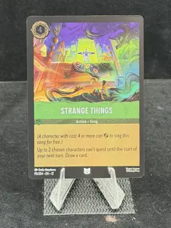 Disney Lorcana-Wilds Unknown-Strange Things-#95-Cold Foil-M/NM - Image 1