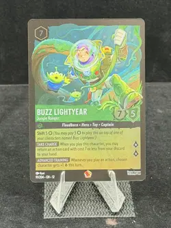 Disney Lorcana-Wilds Unknown-Buzz Lightyear-Jungle Ranger-#91-Cold Foil-M/NM - Image 4