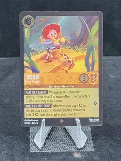 Disney Lorcana-Wilds Unknown-Jessie-Lively Cowgirl-#20-Cold Foil-M/NM - Image 1