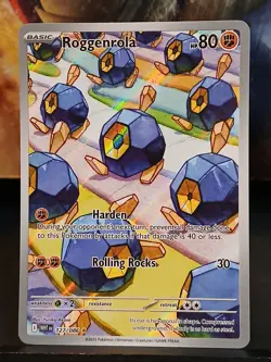 Roggenrola 127/086 Sv: White Flare English Pokemon Card Illustration Rare - Image 2