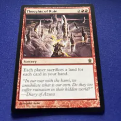THOUGHTS OF RUIN Saviors of Kamigawa MTG Magic the Gathering Cards DJMagic - Image 1