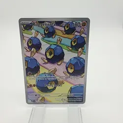 Roggenrola 127/086 SV White Flare Pokemon Card Illustration Rare NM - Image 1