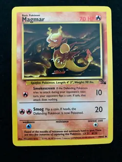 Magmar 39/62 Fossil Set | Near Mint (NM) - vintage Pokemon card TCG 1999 WOTC - Image 1