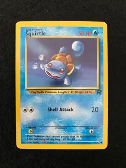 Squirtle 68/82 Team Rocket | Near Mint (NM) vintage Pokemon card Wizards 2000 - Image 1