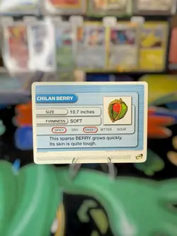 Pokemon Battle Card E-Reader Ruby Sapphire; Chilan Berry great condition - Image 1