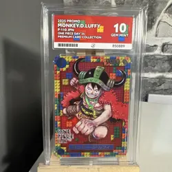 ACE 10 Luffy ONE PIECE Day 2025 P-110 & DON!! 2set PROMO Japanese ONE PIECE Card - Image 3