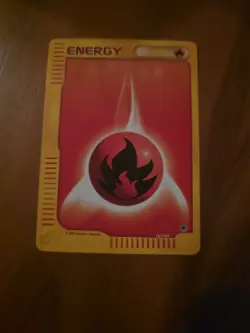 FIRE ENERGY - 161/165 - Expedition Base Set - Energy - Pokemon Card - NM - Image 1
