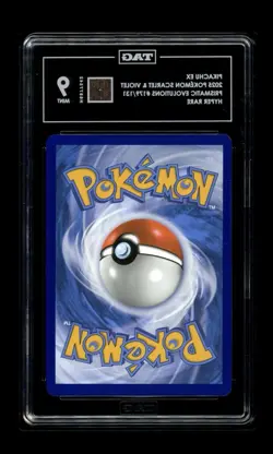Pokemon TCG Pikachu EX Hyper Rare Card 179/131 Prismatic Evolutions TAG 9 - Image 2