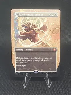 Restoration Seminar (Borderless) Secrets of Strixhaven Regular - Image 1