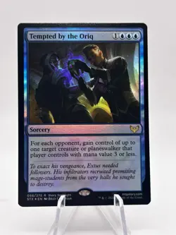Tempted by the Oriq 058/275 Foil Prerelease Promo Strixhaven STX MTG NM - Image 1