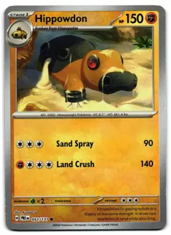 Hippowdon 053/131 - 🌊 Prismatic Evolutions Pokemon MASTER BALL Reverse 🖤 - LP - Image 1