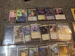 HUGE FINAL FANTASY MTG LOT, ALL HOLO/BORDERLESS/MYTHIC 100s OF CARDS check video - Image 1