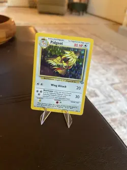 Pokemon Pidgeot 08/64 Jungle Holo Rare Unlimited English 80 HP Card - Image 1