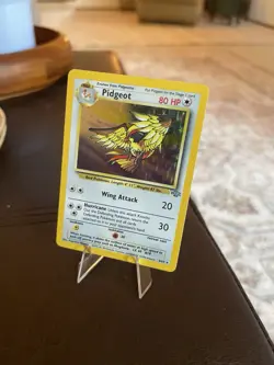 Pokemon Pidgeot 08/64 Jungle Holo Rare Unlimited English 80 HP Card - Image 2
