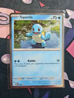 Squirtle - 048 (Cosmos Holo), Scarlet & Violet Promo Card, NM Condition - Image 1