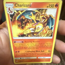 Charizard 14/181 Sm-Team Up Pokemon Card 150 HP Rare Continuous Blaze Ball - Image 4