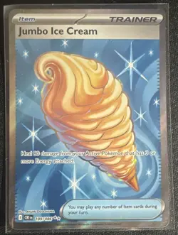 Pokemon Chaos Rising Jumbo Ice Cream 109/086 Trainer Full Art Holo English Card - Image 1