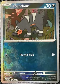 Houndour (Poke Ball Pattern) 062/131 Sv: Prismatic Evolutions Holo Pokemon Card - Image 1