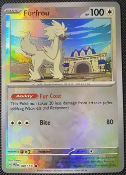 Furfrou (Poke Ball Pattern) 088/131 Sv: Prismatic Evolutions Holo - Pokemon Card - Image 1