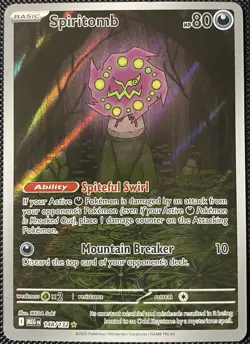 Spiritomb 148/132 Me01: Mega Evolution Holo - Pokemon Card - Image 1