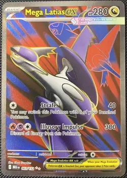 Mega Latias ex 163/132 Me01: Mega Evolution Holo - Pokemon Card - Image 1
