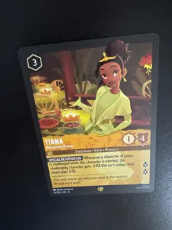 Disney Lorcana - Azurite Sea - Tiana Restaurant - Owner Card 16/204 NM - Image 1