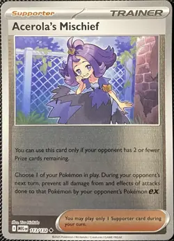 Acerola's Mischief 113/132 Me01: Mega Evolution Reverse Holo - Pokemon Card - Image 1