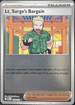 Lt. Surge's Bargain 120/132 Me01: Mega Evolution Reverse Holo - Pokemon Card - Image 1