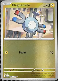 Magnemite 045/132 Me01: Mega Evolution Reverse Holo - Pokemon Card - Image 1