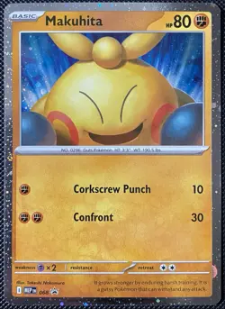 Makuhita 068 Me: Mega Evolution Promo (Cosmos Holo) Pokemon Card - Image 1