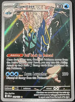 Clawitzer 141/132 Me01: Mega Evolution Holo - Pokemon Card - Image 1