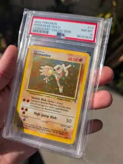 2002 Pokemon Hitmonlee Legendary Collection Holo Card PSA 8 NM-MT #13 - Image 3