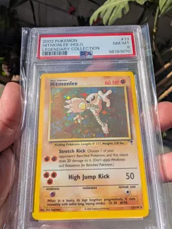 2002 Pokemon Hitmonlee Legendary Collection Holo Card PSA 8 NM-MT #13 - Image 4
