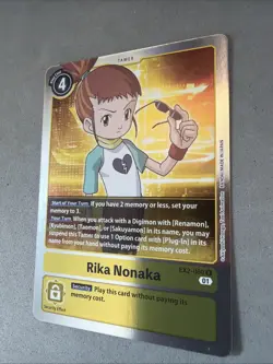 Digimon TCG * Rika Nonaka EX2-060 Rare * Digital Hazard * NM Card - Image 2