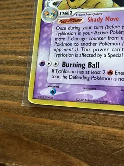 Pokemon TCG Typhlosion EX Dragon Frontiers Holo Rare Card 12/101 - Image 4