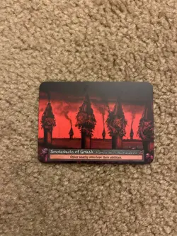 Smokestacks of Gnaak Beta Sorcery Contested Realm TCG Trading Card Game - Image 1