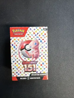 Pokemon TCG Scarlet & Violet 151 Mew Booster Bundle Box 6 Packs 2023 Sealed - Image 1