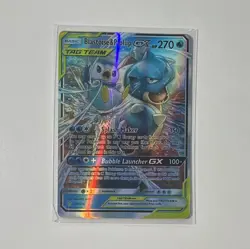 Pokemon TCG Blastoise & Piplup GX 38/236 Cosmic Eclipse Ultra Rare Holo English - Image 1