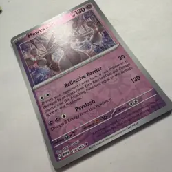 2023 Pokemon TCG Mewtwo Scarlet & Violet-151 150/165 Reverse Holo NM - Image 2